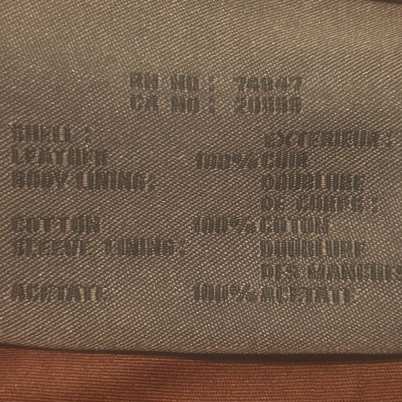 New , Marc New York,  Brown,  Medium Women`s Leather Jacket. Luxury apparel line - Picture 15 of 15